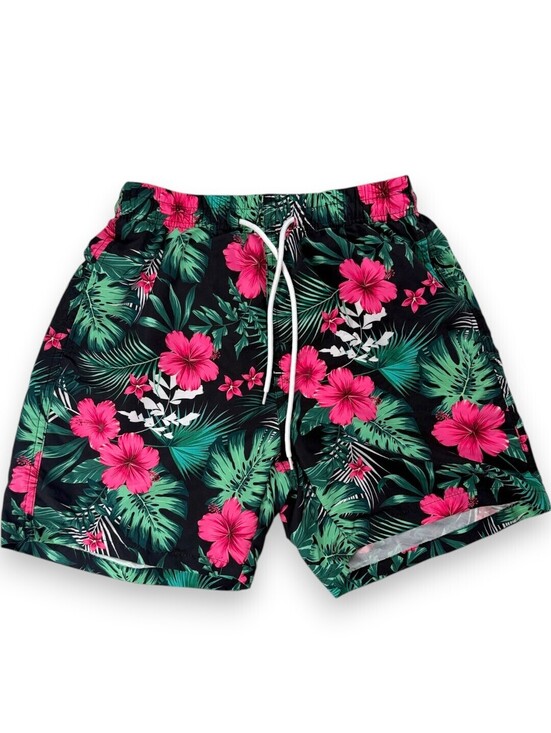 SHEIN Other - 🌸 Swim Trunks Mens Small Tropical Floral Print Beach Shorts Vacation Shein
